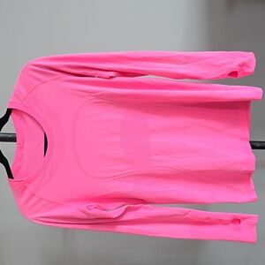 Lululemon Swiftly Tech Long Sleeve In Pink